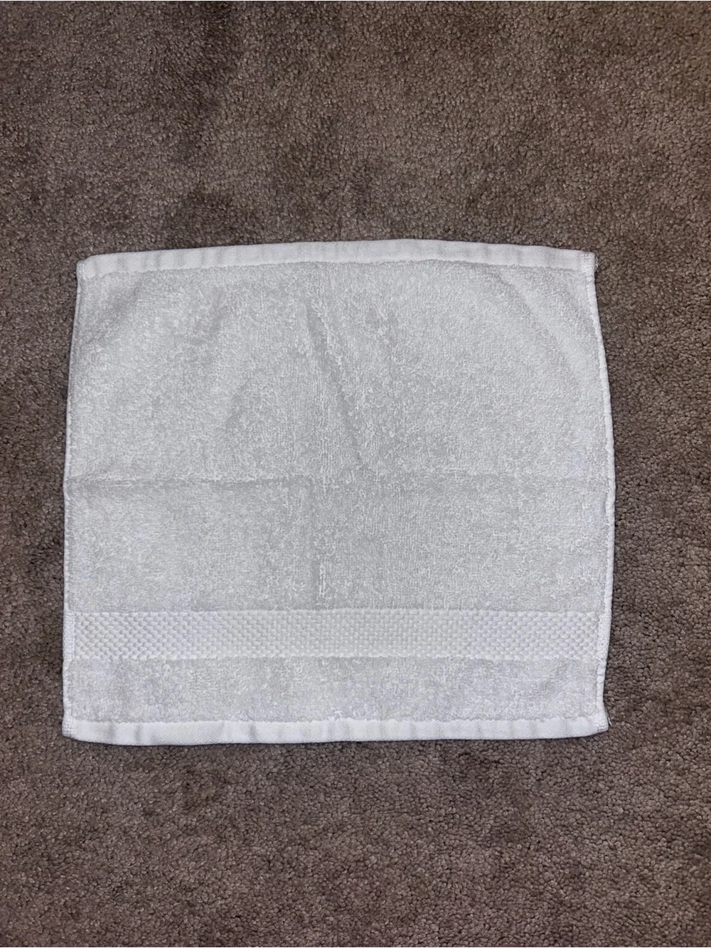 Threshold White Cotton Wash Cloths - Plush Terry Weave